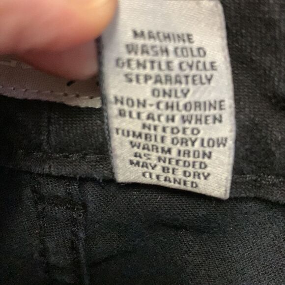 Chico’s Platinum Black Wash Mid-Rise Bootcut Jeans Size 0.5 Short (US 6) - Picture 5 of 11